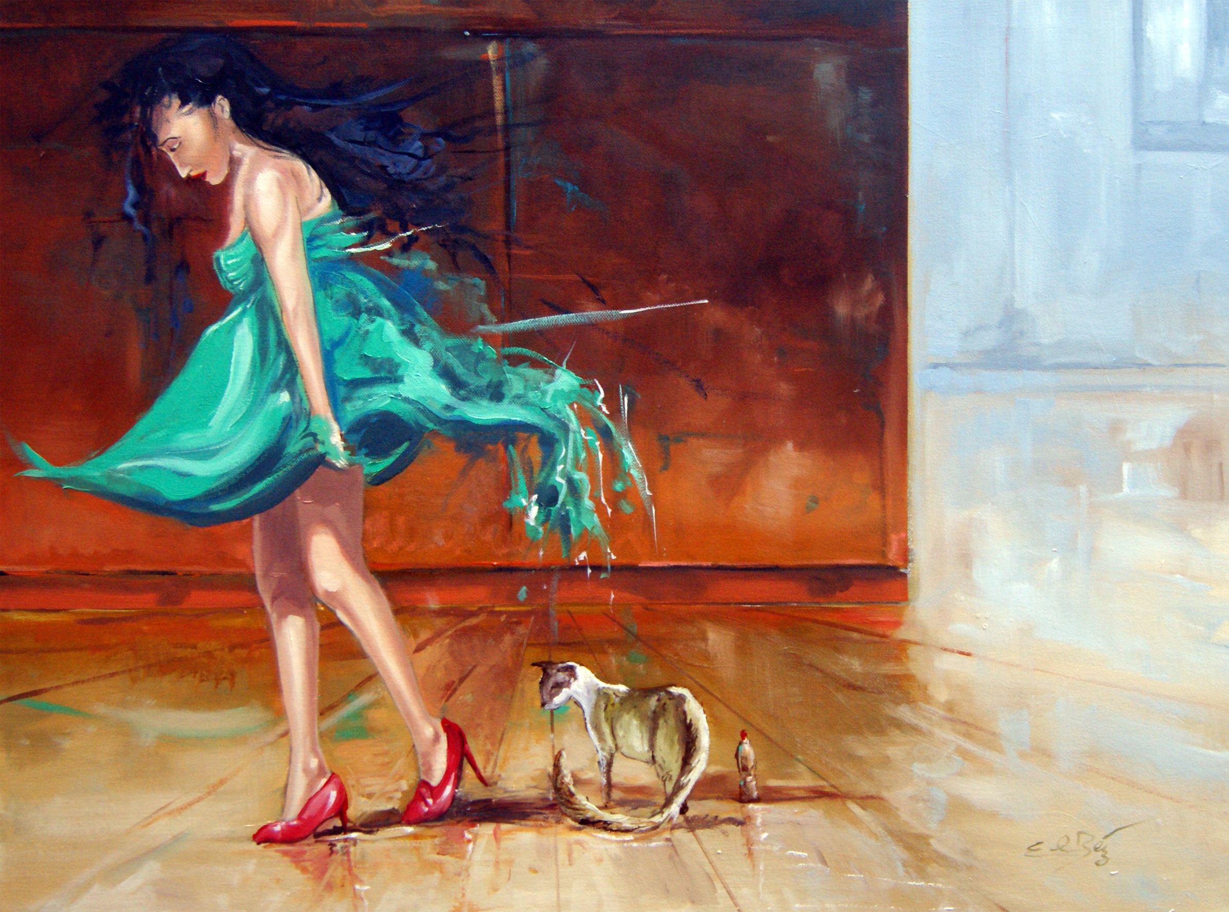 Emilio Pérez artista plástico y grabador con galería de arte en Almería